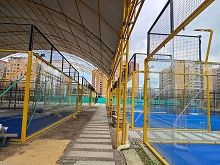 Spin Padel Colombia courts