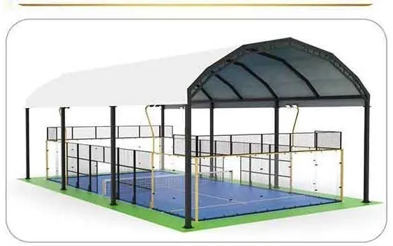 Roof padel court