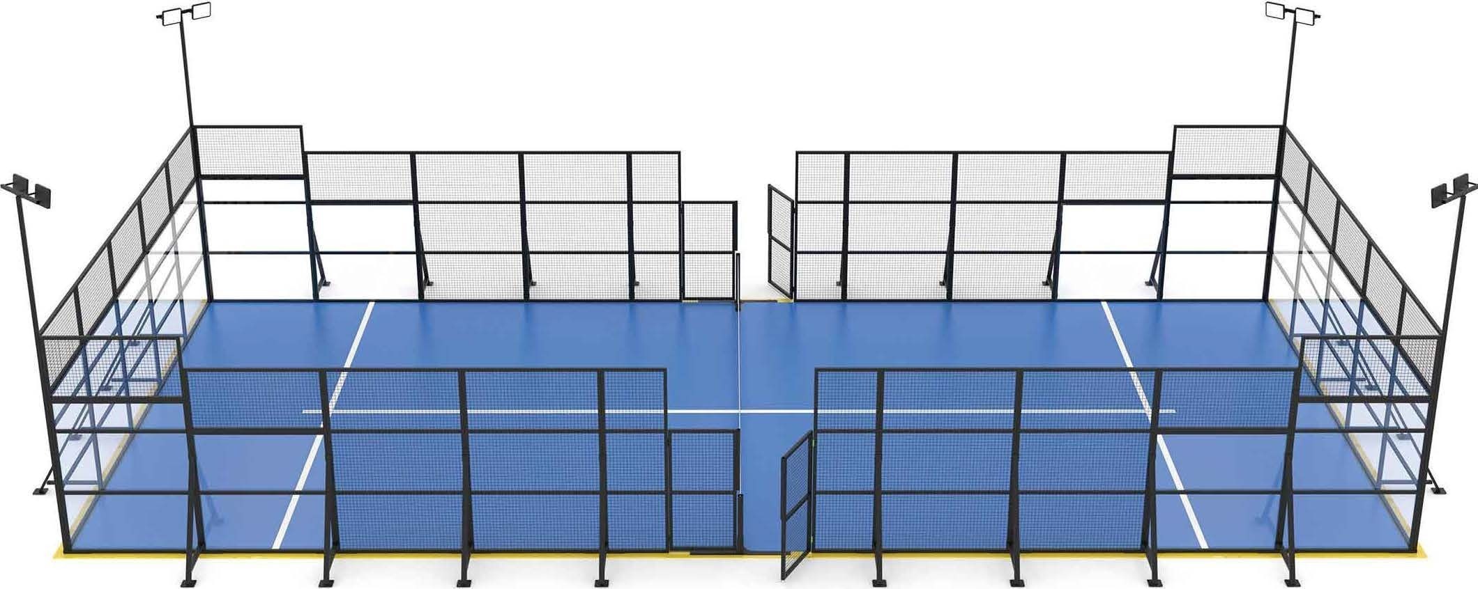 Portable padel court